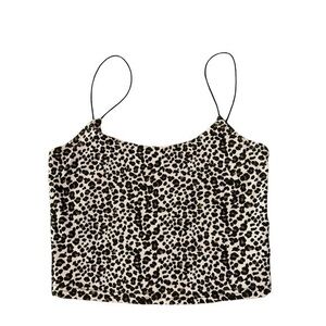 Adorable Valley girl cheetah crop top